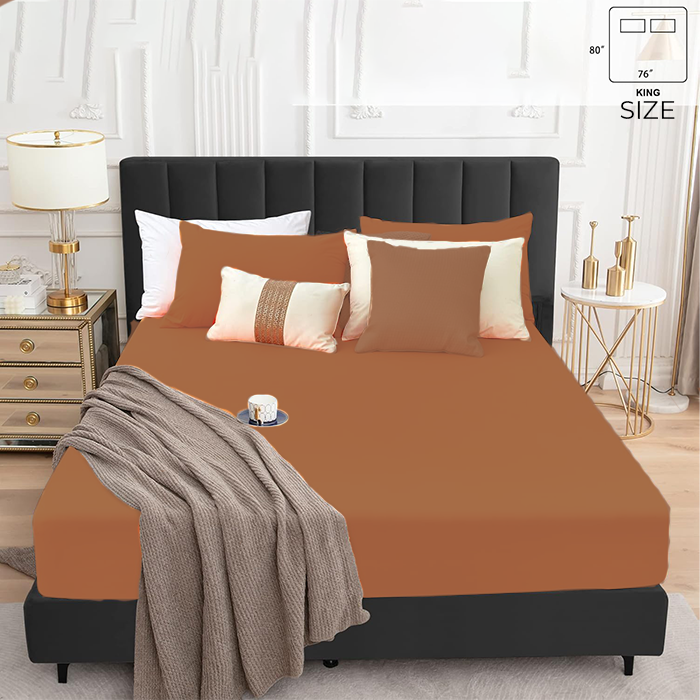 Camel Brown Waterproof Mattress Protector