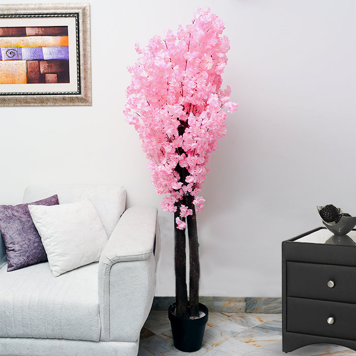 Indoor Pink Cherry Blossom Tree Artificial