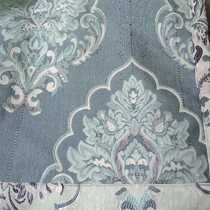 Green Silk Shinghai Curtains Pack of 2