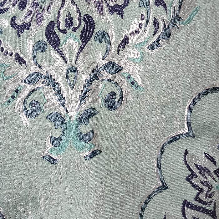 Green Silk Shinghai Curtains Pack of 2