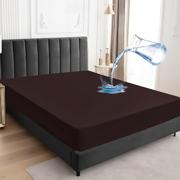 Brown Waterproof Mattress Protector