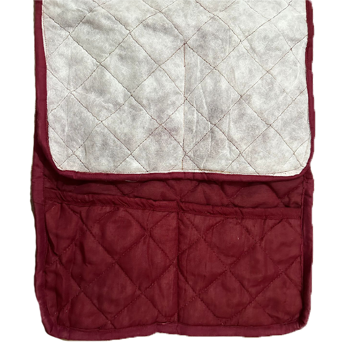 Red Quilted Microwave Oven Cover
