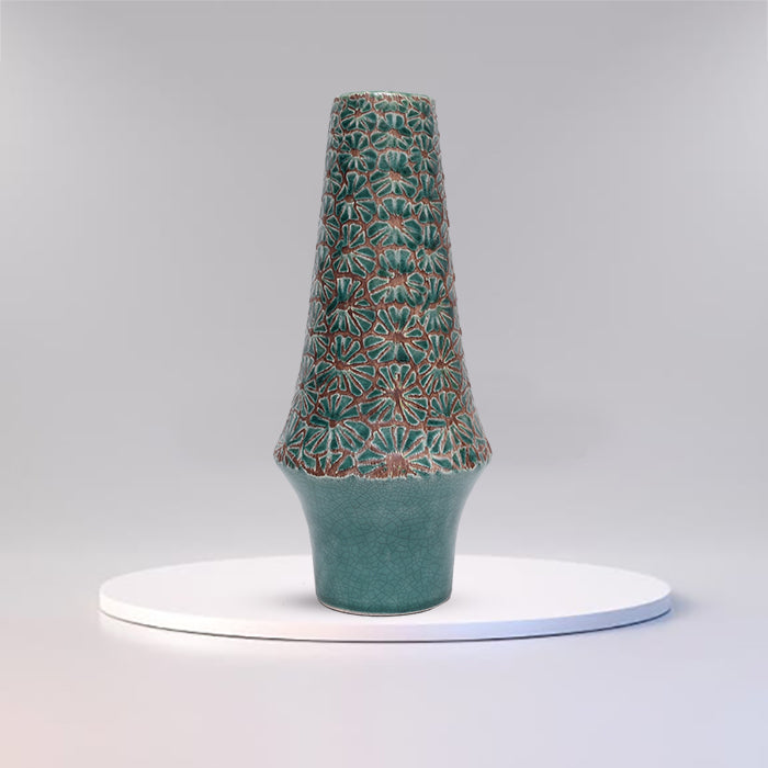 Aqua Green Ceramic vase