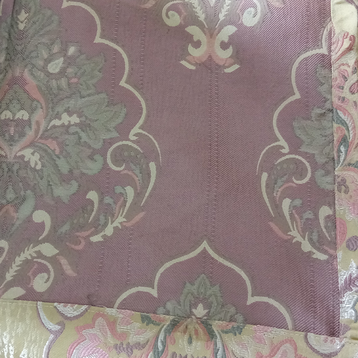 Pink Silk Shinghai Curtains Pack of 2