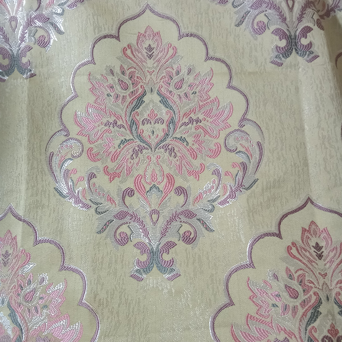 Pink Silk Shinghai Curtains Pack of 2