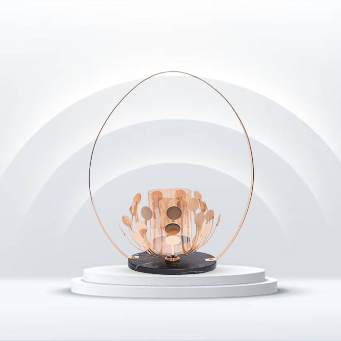 Fancy Oval Shape Large Candle Holder