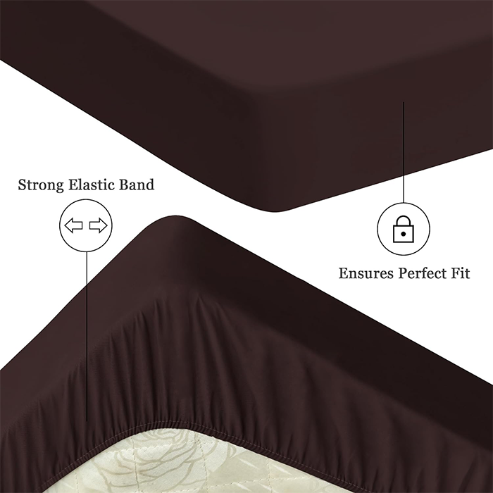 Brown Waterproof Mattress Protector