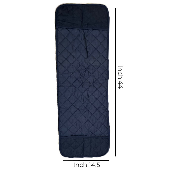 Blue Quilted Microwave Oven Cover